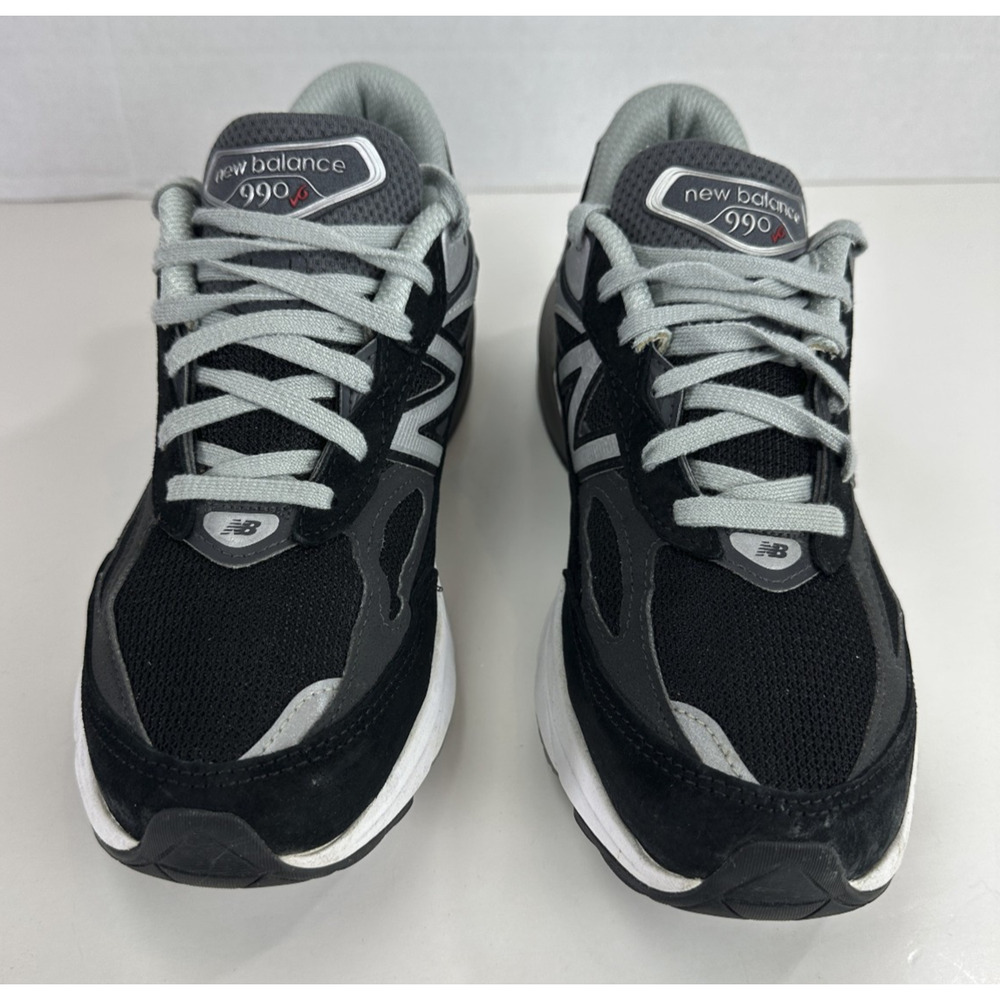 New Balance 990V6 Black Suede Shoes W990BK6 Sneakers Women’s Size 9 B USA Made - Picture 12 of 16